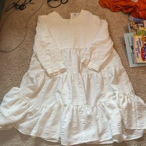 Zara Long-Sleeve Babydoll Dress